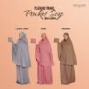 Najjah Telekung Travel Pocket Size (Muka Awning)